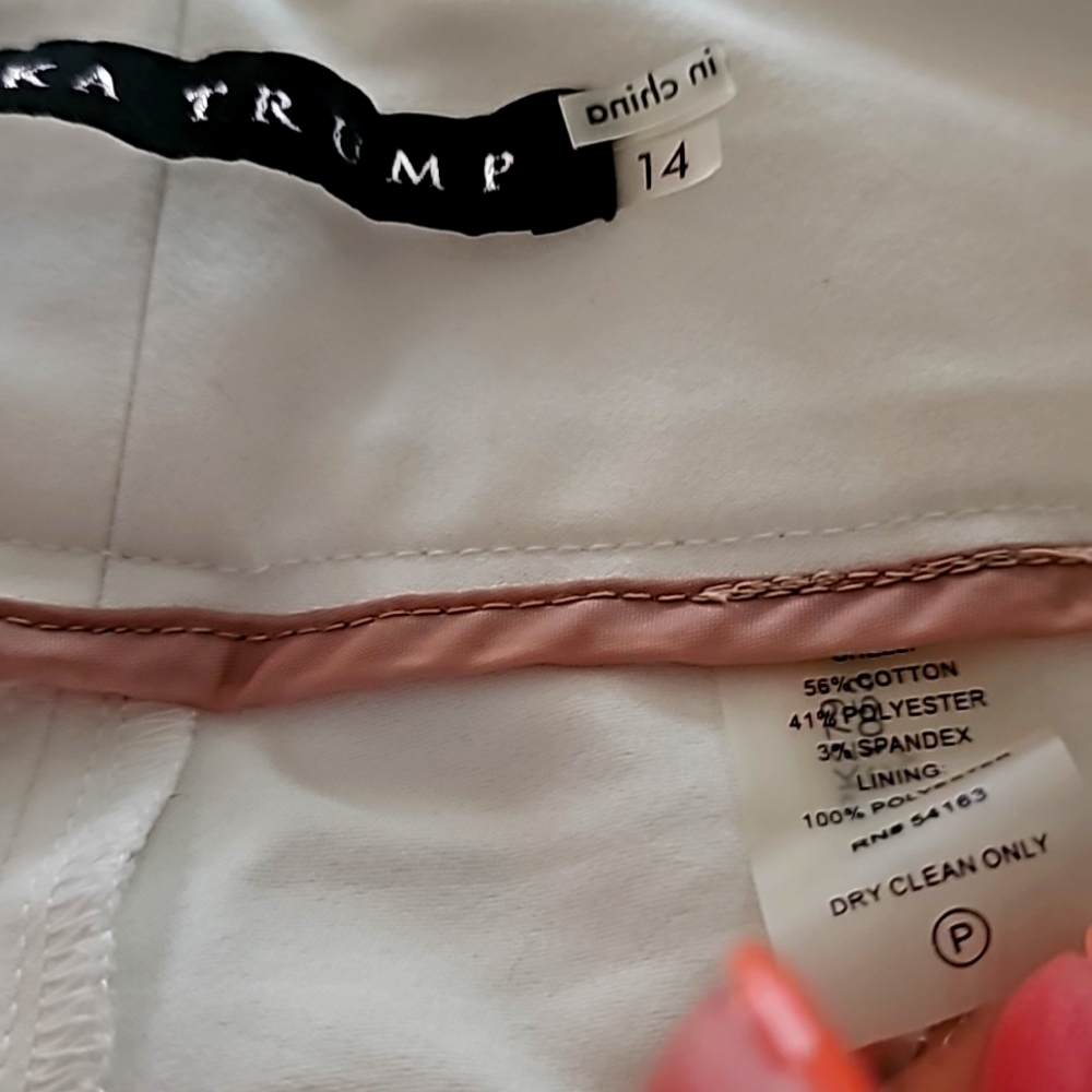 Ivanka Trump Cream Dress Capri Pants